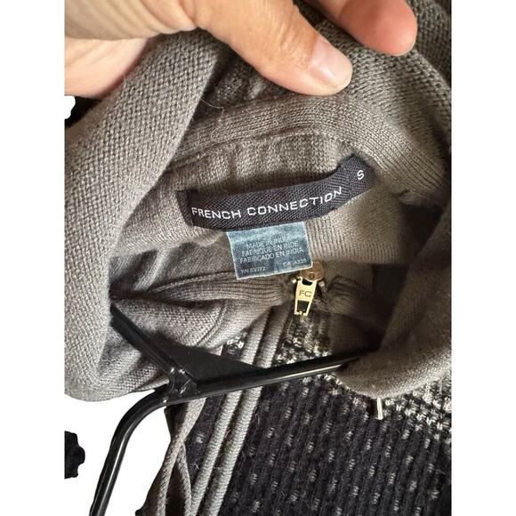 French Connection Fair Isle Wool Blend Sweater women's Small - Picture 6 of 8